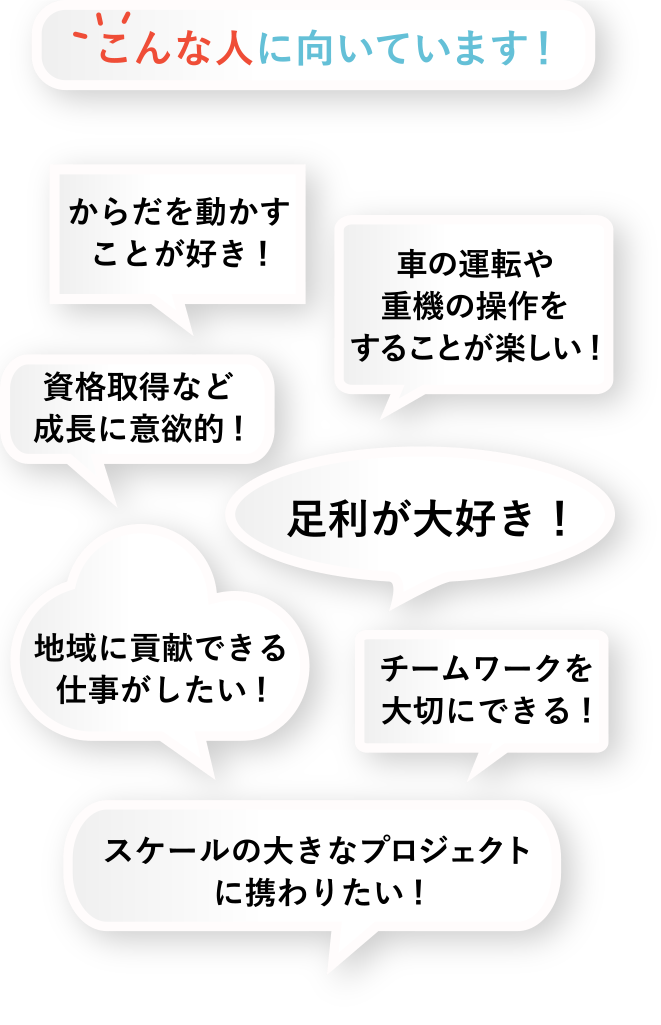 こんな人に向いています